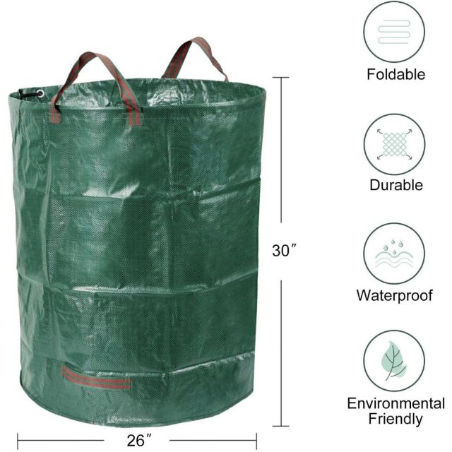  2Pack 72 Gallons Garden Waste Bags