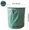  2Pack 272L Garden Waste Bags With Lid 